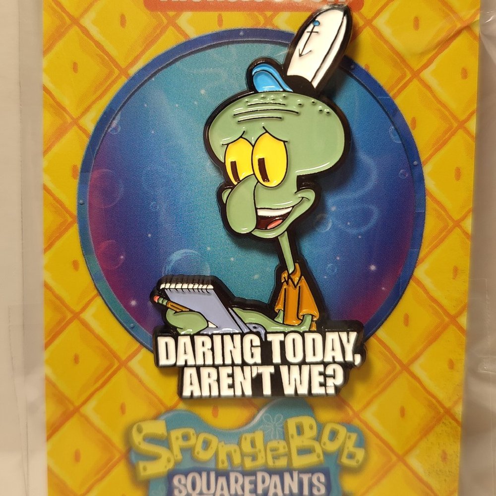 Official Spongebob Squarepants Sarcastic Squidward Enamel Pin